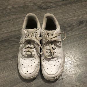 White AF1s. Size 7!